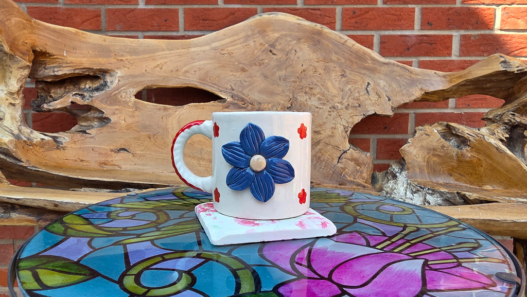 Handcrafted 3D Design Ceramic Mug