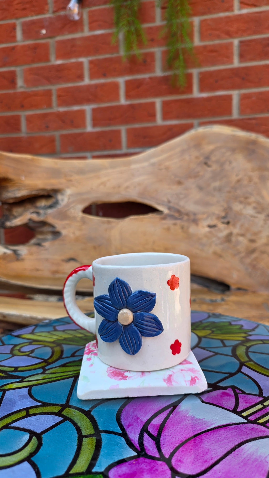 Handcrafted 3D Design Ceramic Mug