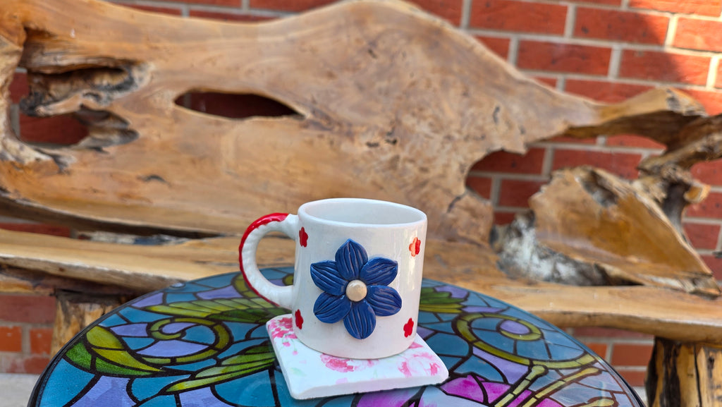 Handcrafted 3D Design Ceramic Mug