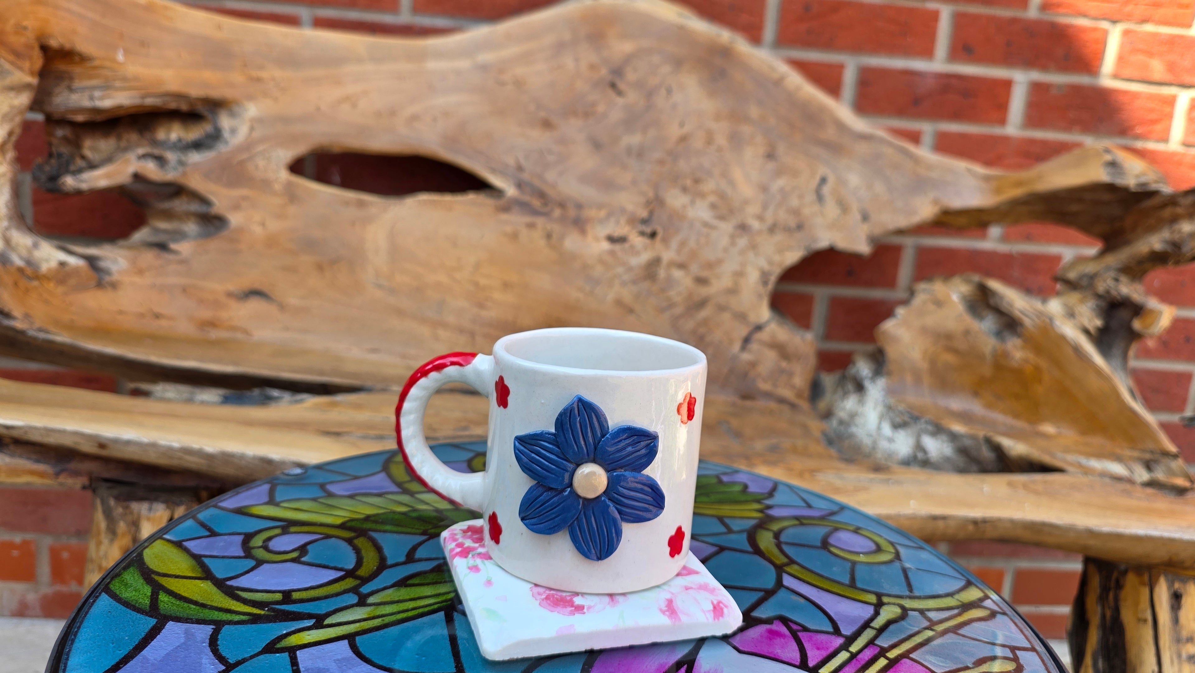 Handcrafted 3D Design Ceramic Mug