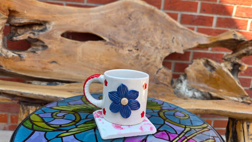 Handcrafted 3D Design Ceramic Mug
