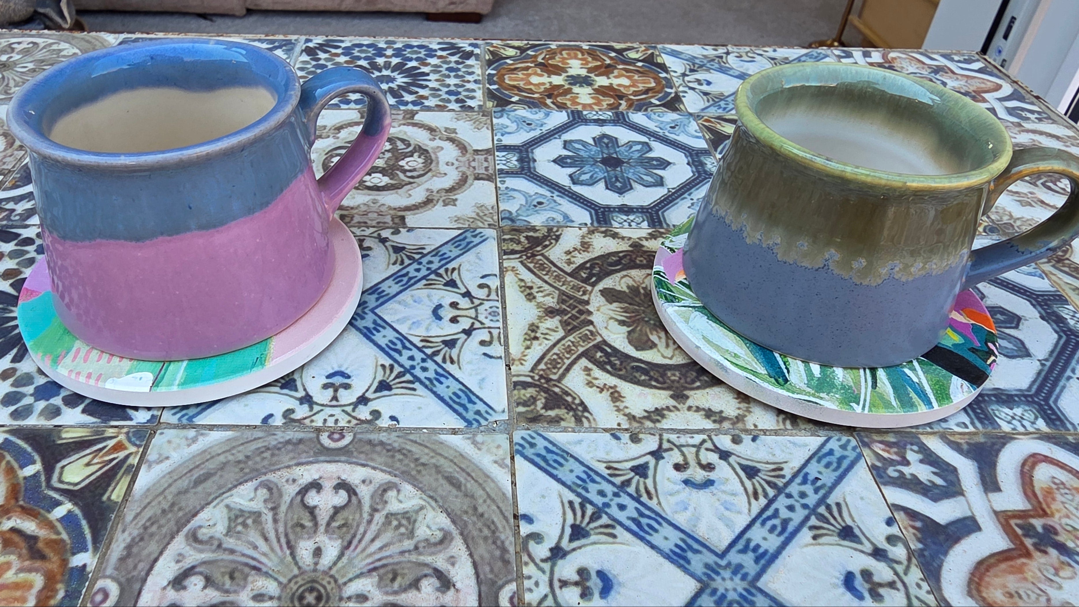 Handcrafted Two-Colour Ceramic Mug