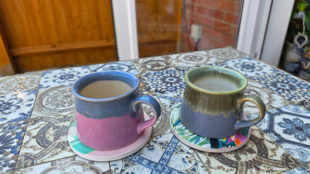Handcrafted Two-Colour Ceramic Mug