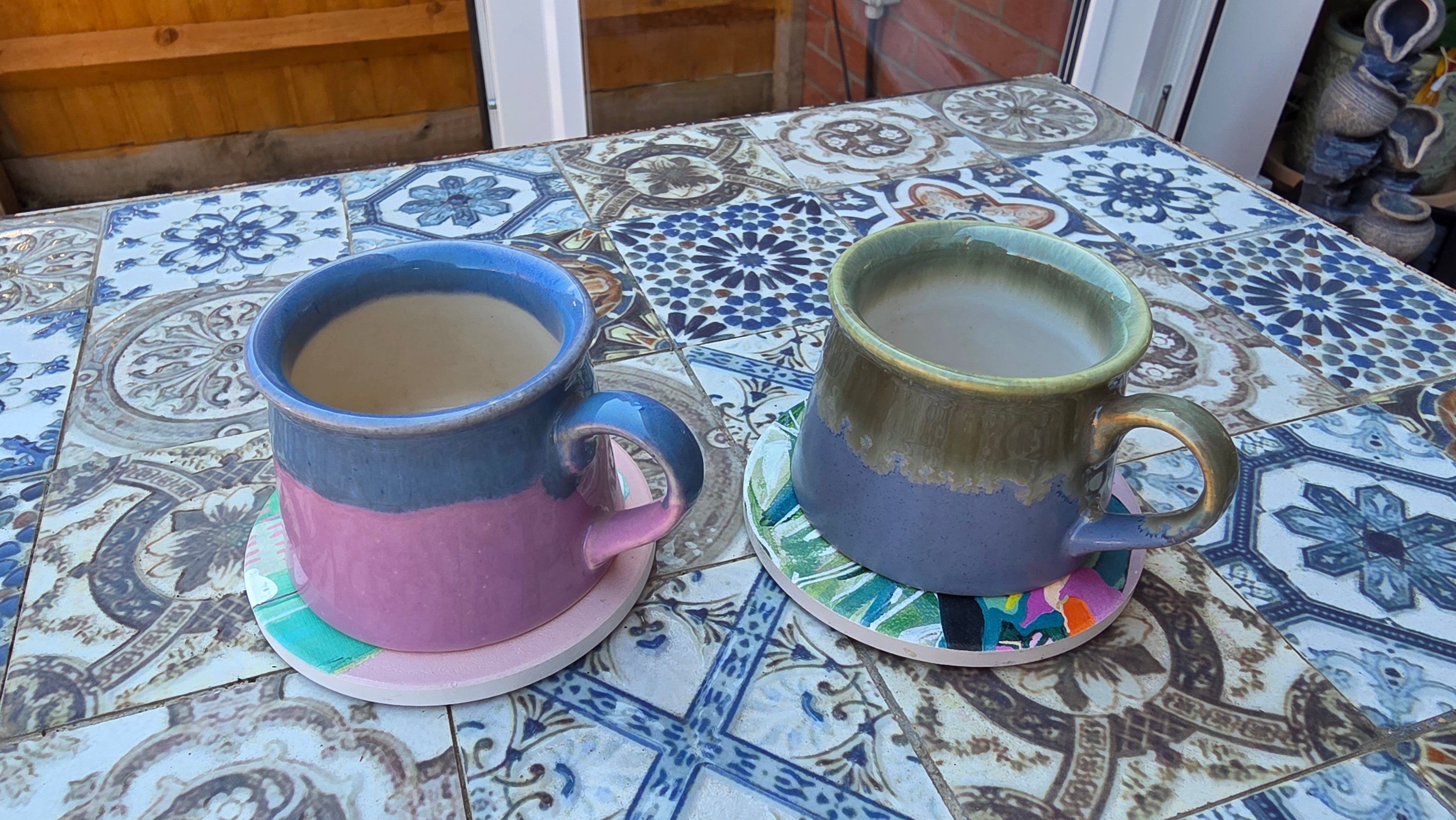 Handcrafted Two-Colour Ceramic Mug