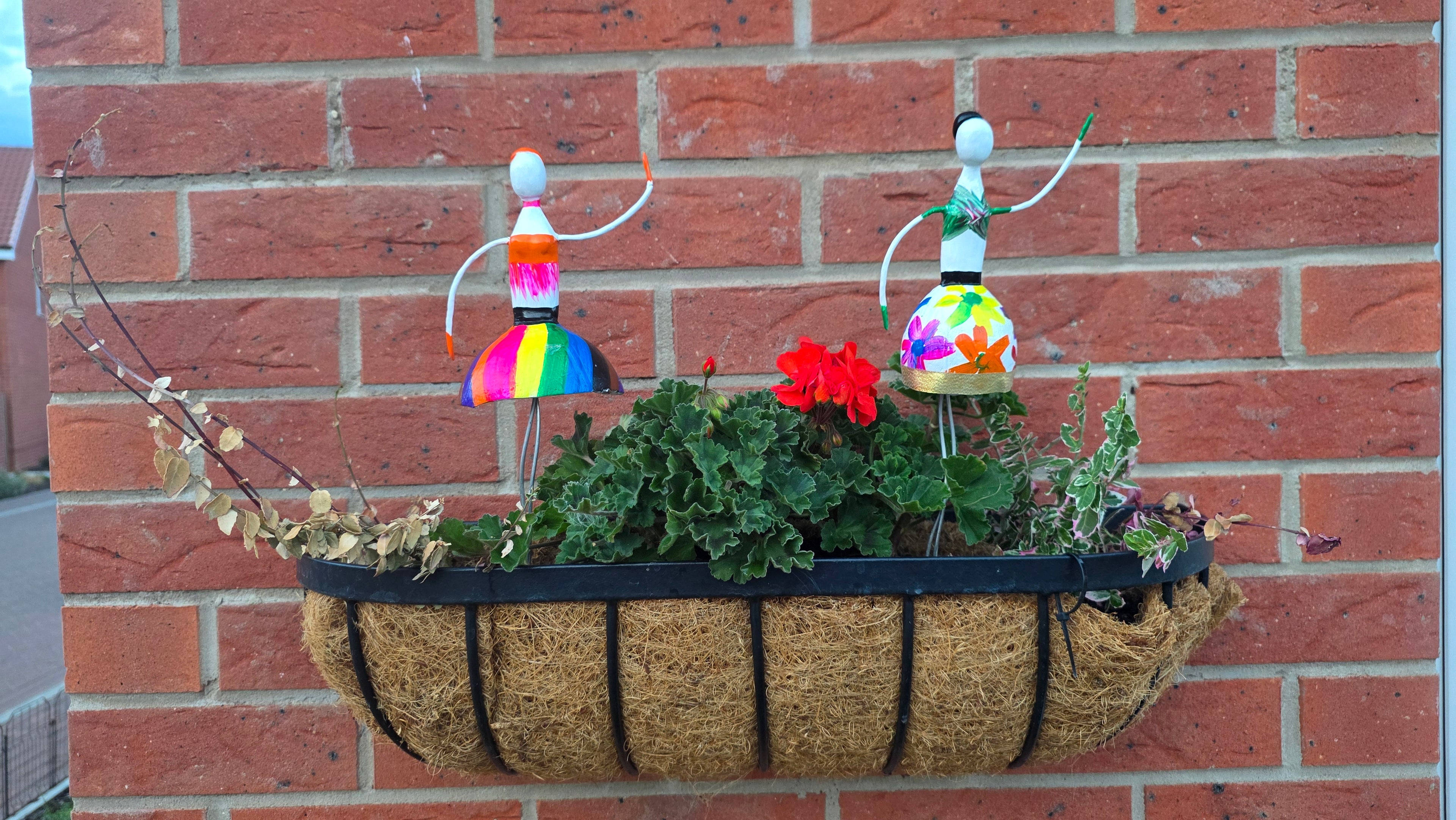 Limited Edition Colourful Floral Handmade Forest Fairy Garden Decor – Medium
