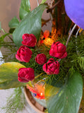 Handmade Forest Rose Bouquet Garden Decor