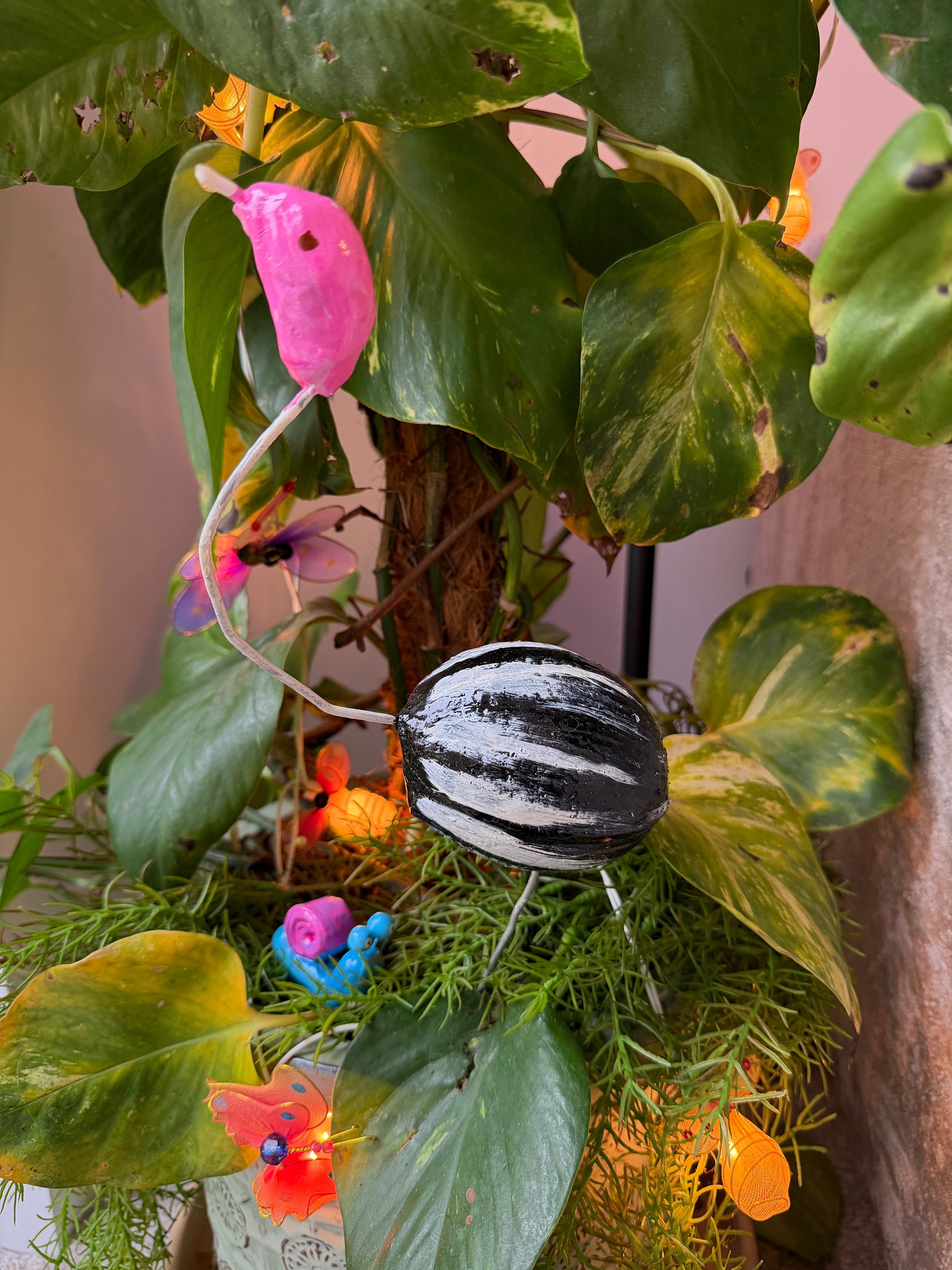 Handmade Flamingo Garden Decor
