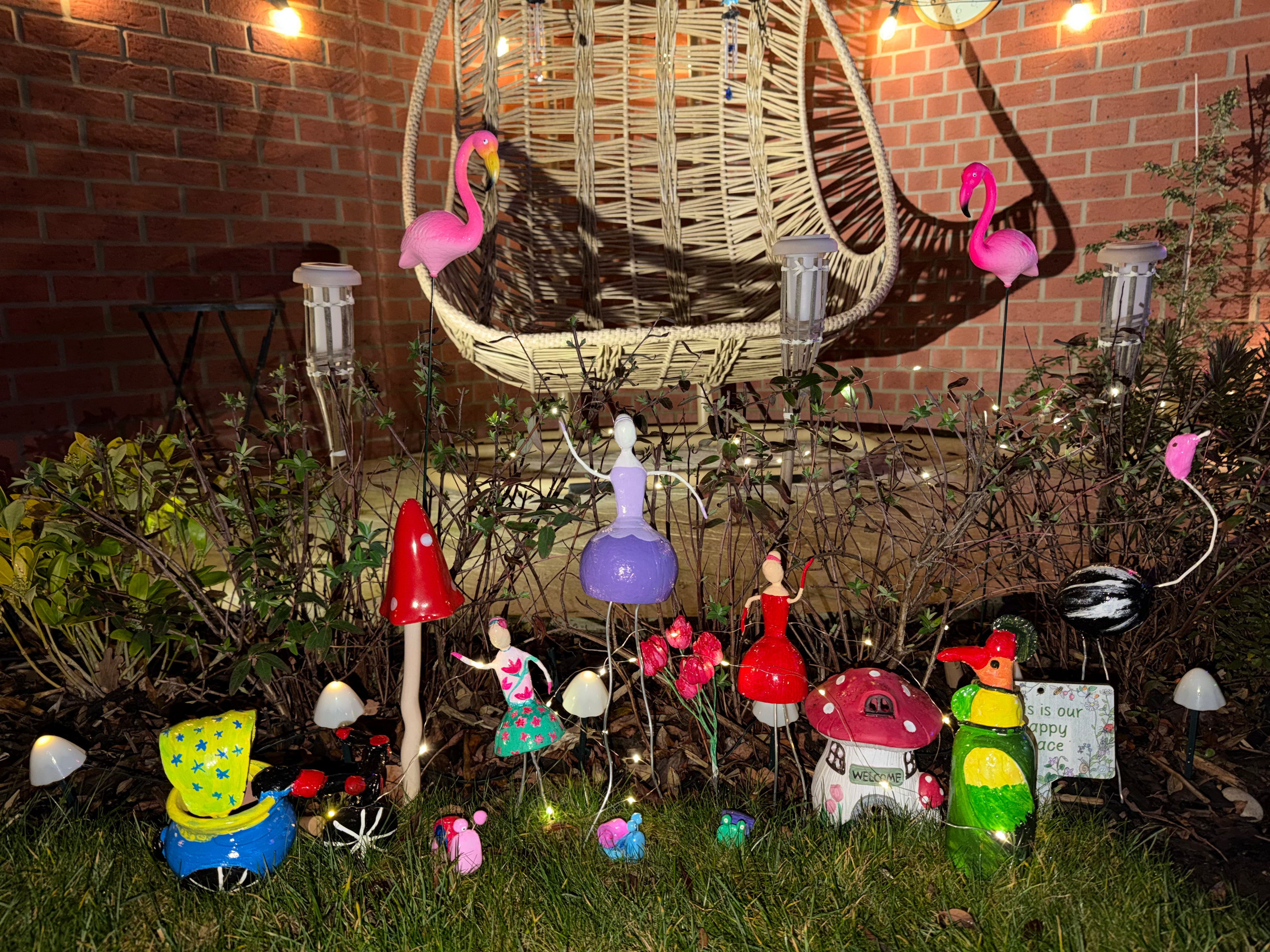 Handmade Snail Plant Decor (Set of 3)